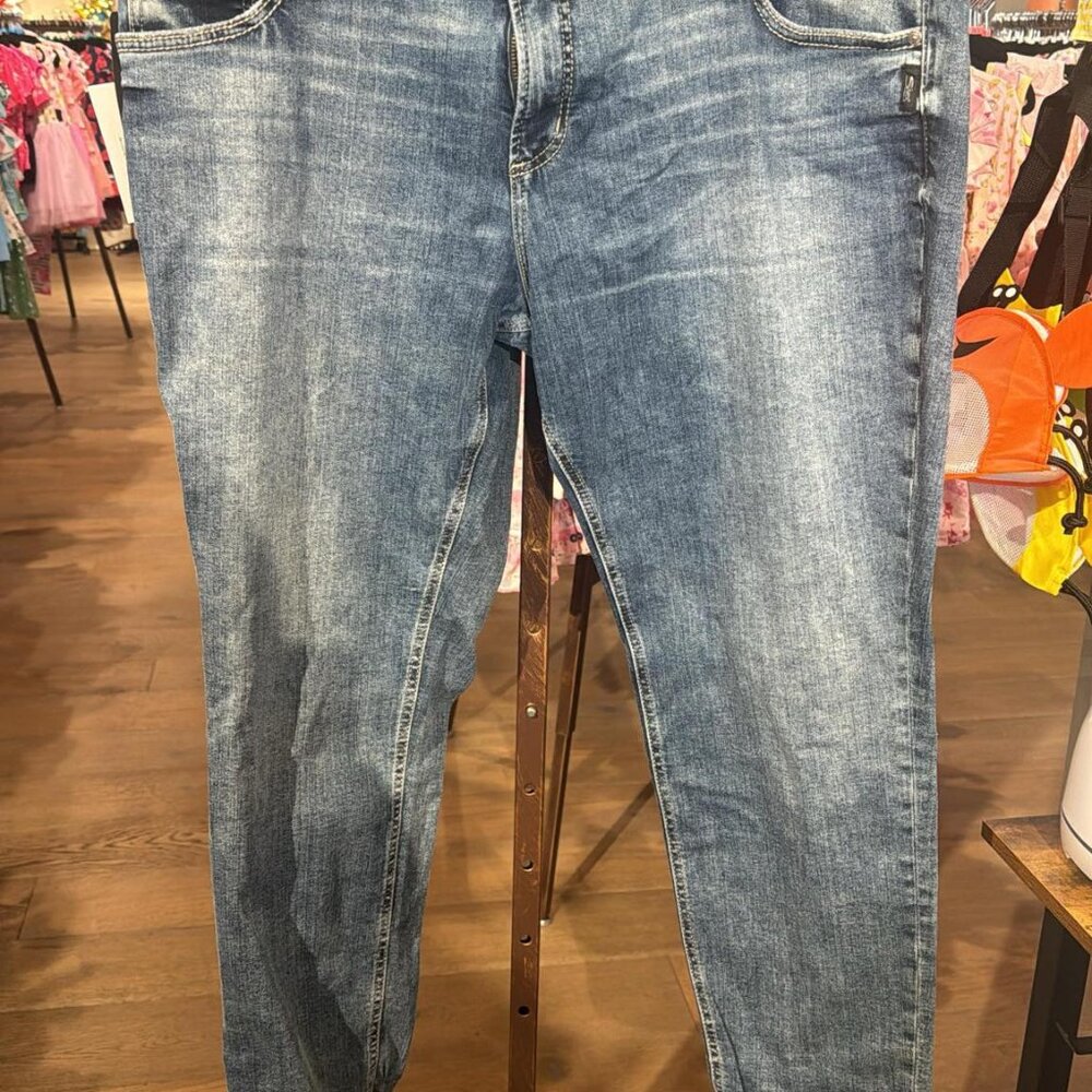 Silver Jeans Girlfriend Midrise Skinny Leg